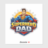 Superhero Dad Sticker シール (シート)