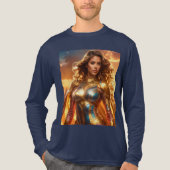 SUPERHERO - FEMALE SUPERHERO トライブレンドＴシャツ (正面)