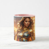 SUPERHERO - FEMALE SUPERHERO マグカップ (中央)