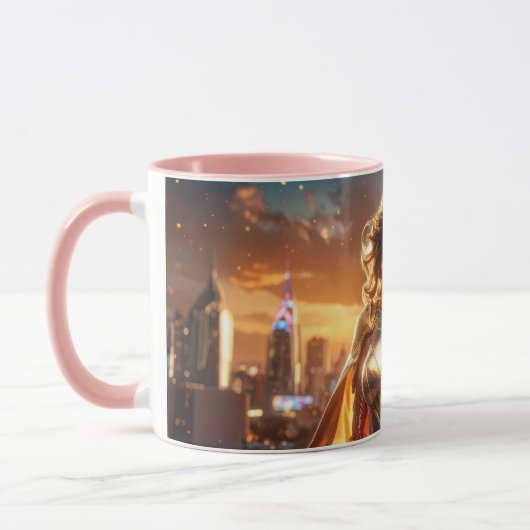 SUPERHERO - FEMALE SUPERHERO マグカップ (左)