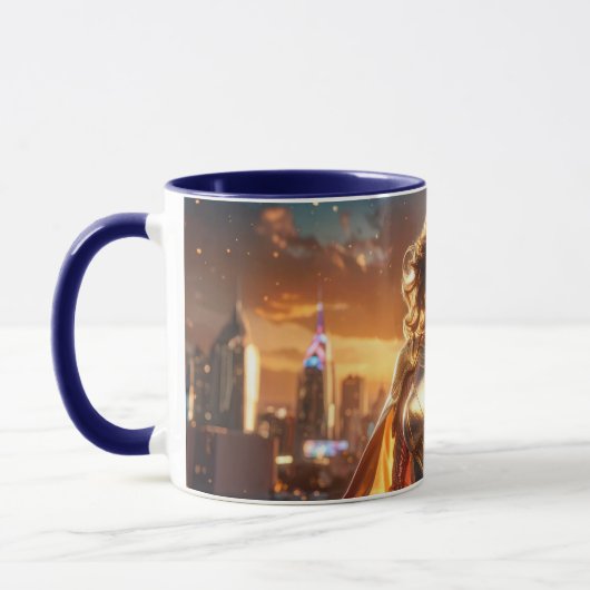 SUPERHERO - FEMALE SUPERHERO マグカップ (左)