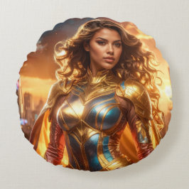 SUPERHERO - FEMALE SUPERHERO ラウンドクッション