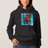 Superhero Hoodie Womens パーカ (正面)