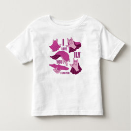 Superhero ILY - ASL Design トドラーTシャツ