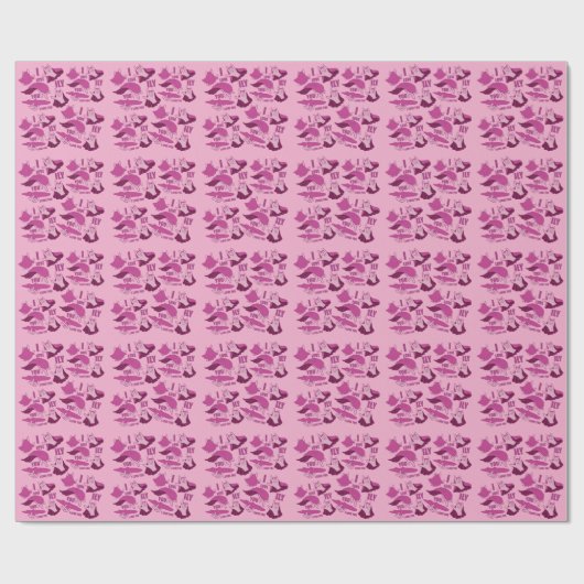 Superhero ILY - ASL Design ラッピングペーパー (フラット)