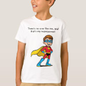 SUPERHERO KID RED antistress HERO  Tシャツ (正面)