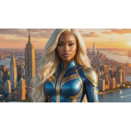 SUPERHERO - NEW YORK プリントバックパック