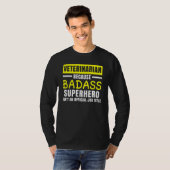 Superhero No Professional Animaのために獣医 Tシャツ (正面フル)