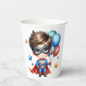 Superhero Paper Cups | Kids Birthday Party Cups 紙コップ (裏面)