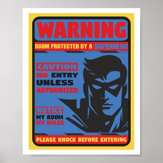 Superhero Poster ポスター (正面)