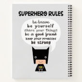 Superhero Rules ノートブック (裏面)