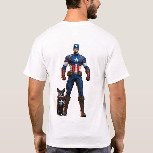 Superhero Strength T-Shirt Designs Tシャツ (裏面)