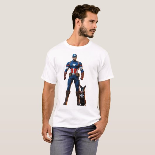 Superhero Strength T-Shirt Designs Tシャツ (正面フル)