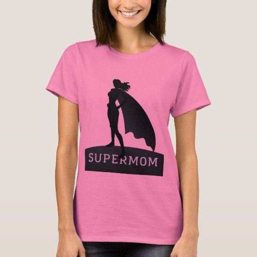 Superhero Tee - Supermom Tシャツ (正面)