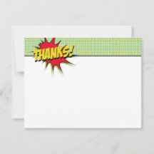 Superhero Thank You Stationery