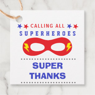 Superherosパーティーすごい感謝していユー フェイバータグ