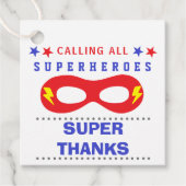 Superherosパーティーすごい感謝していユー フェイバータグ (正面)