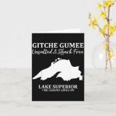 Superior, Great Lake, Gitche Gumee Apparel Lakes  カード (黄色い花)