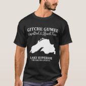 Superior, Great Lake, Gitche Gumee Apparel Lakes  Tシャツ (正面)