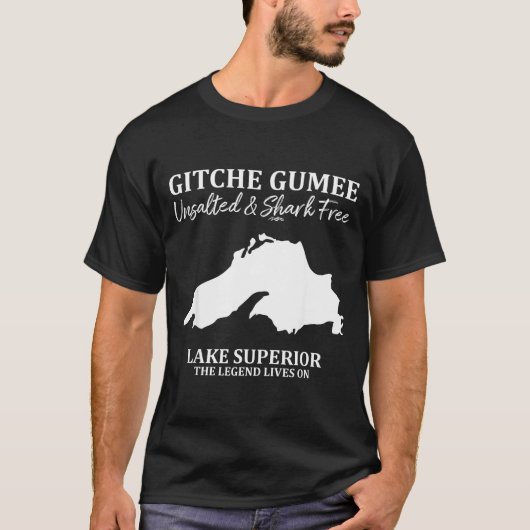 Superior, Great Lake, Gitche Gumee Apparel Lakes  Tシャツ (正面)