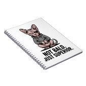 Superior Sphynx Cat Attitude Illustration ノートブック (右側)