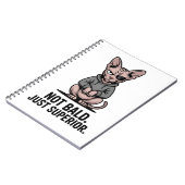 Superior Sphynx Cat Attitude Illustration ノートブック (左側)