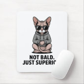 Superior Sphynx Cat Attitude Illustration マウスパッド (マウス)