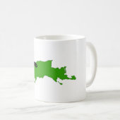 SuperiorLandの第51州のマグ コーヒーマグカップ (正面右)