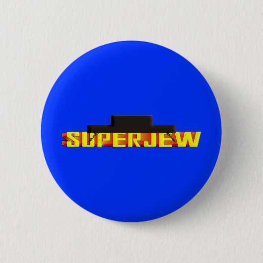 SuperJew 缶バッジ (正面)