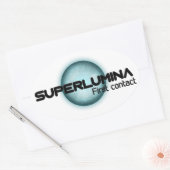 Superlumina Sticker 楕円形シール (封筒)