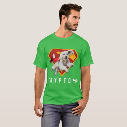 Superman 2025 Movie Krypto Shield friends Tシャツ (正面フル)