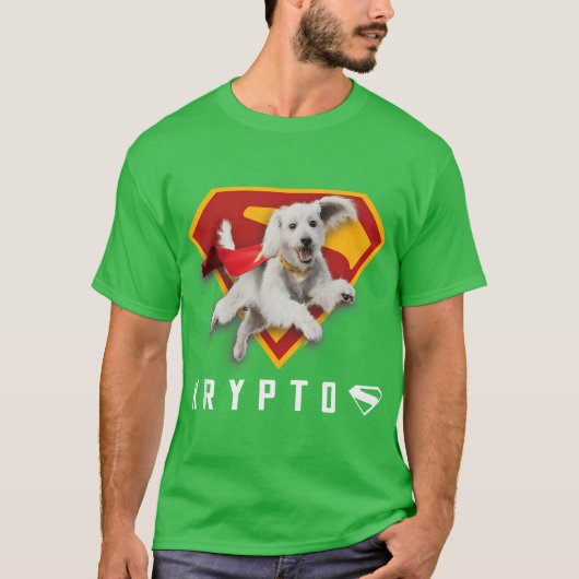 Superman 2025 Movie Krypto Shield friends Tシャツ (正面)