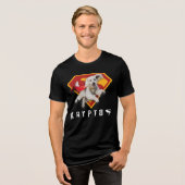 Superman (2025 Movie) Krypto Shield T-Shirt トライブレンドＴシャツ (正面全面)