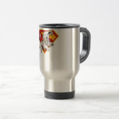 Superman (2025 Movie) Krypto Shield T-Shirt トラベルマグ (正面右)