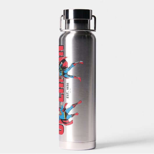 Superman Legends Forever Graphic ウォーターボトル (背面)