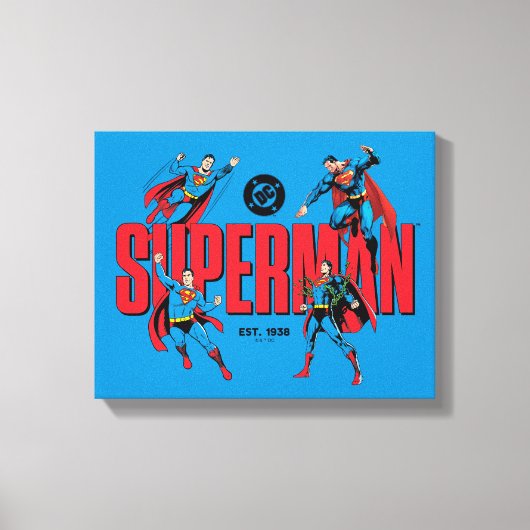 Superman Legends Forever Graphic キャンバスプリント (正面)