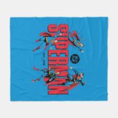 Superman Legends Forever Graphic フリースブランケット (正面(横))