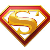 Superman logo tシャツ