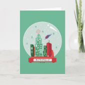 Superman Metropolis Snow Globe Graphic シーズンカード (正面)