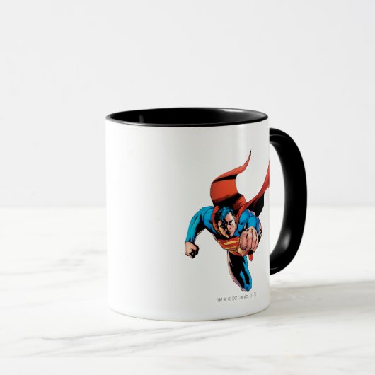 Superman moving forward マグカップ (正面右)