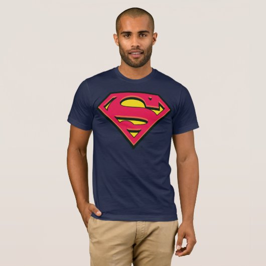 Superman S-Shield | Classic Logo Tシャツ (正面フル)