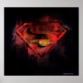 Superman S-Shield | Painted Logo ポスター (正面)