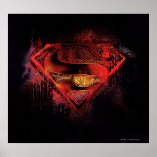 Superman S-Shield | Painted Logo ポスター (正面)