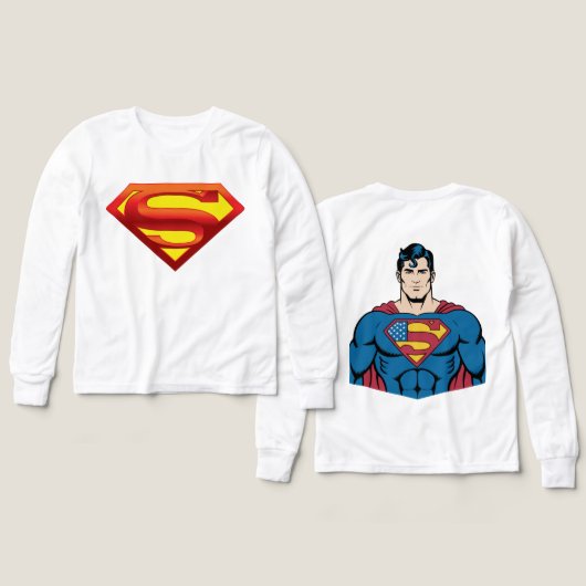 superman tshirt (デザイン 正面＆背面)