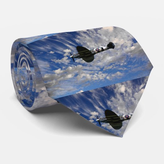 Supermarineの短気者の空 ネクタイ (ロール)