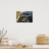 Supermarine Spitfire -ヴィンテージ航空写真 ポスター (キッチン)