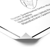 Supermarine Spitfire – 飛行機の設計図BD フォトプリント (角)