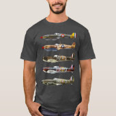 Supermarine Spitfire is a British fighter aircraft Tシャツ (正面)
