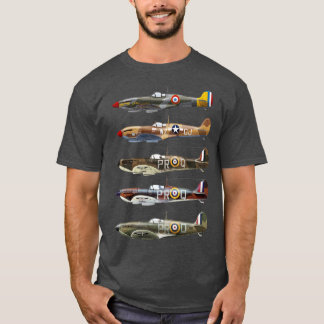 Supermarine Spitfire is a British fighter aircraft Tシャツ