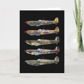 Supermarine Spitfire is a British WW2 fighter カード (正面)